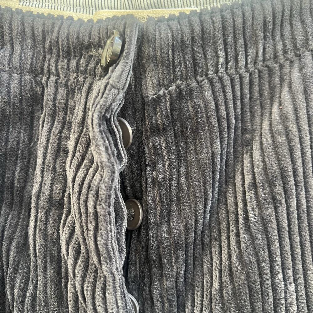 Sessun Pants Corduroy Rocco High Waisted Straight Leg Women Sz 42 US 10 Gray - Picture 5 of 8